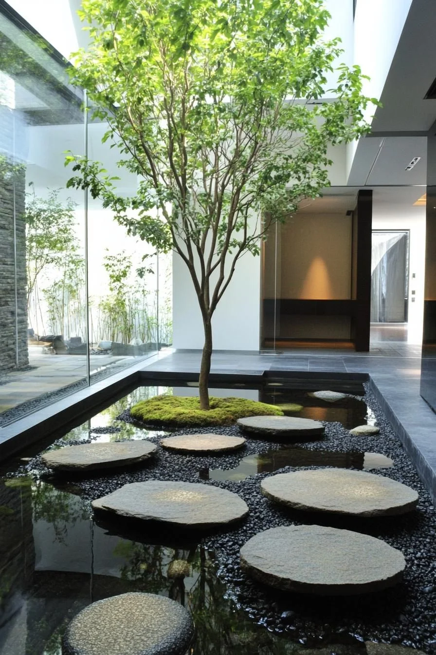 A Stone Pond Built for Zen