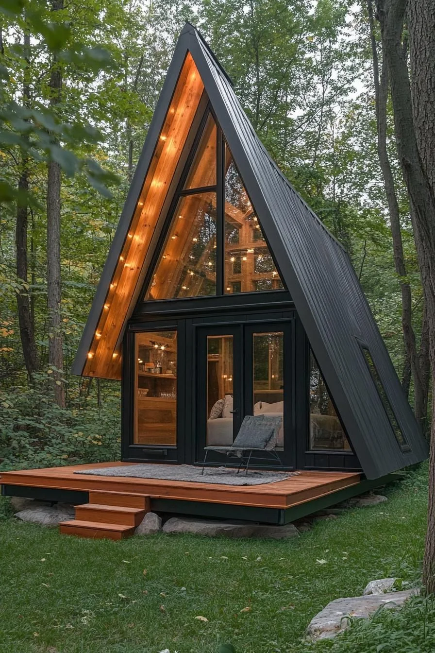 Dreamy A-Frame Escape in the Forest