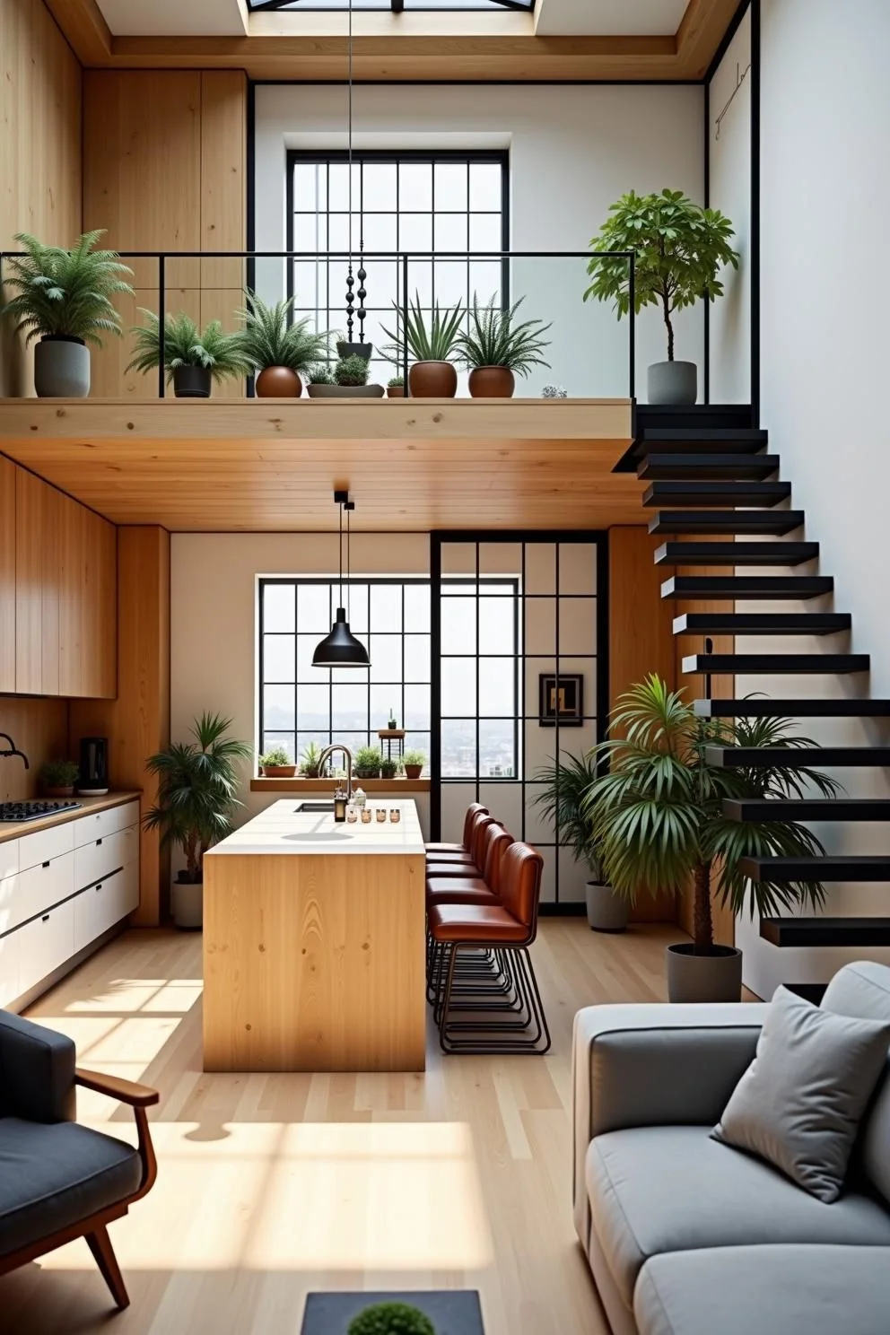 Green Loft Retreats Suspended in Air