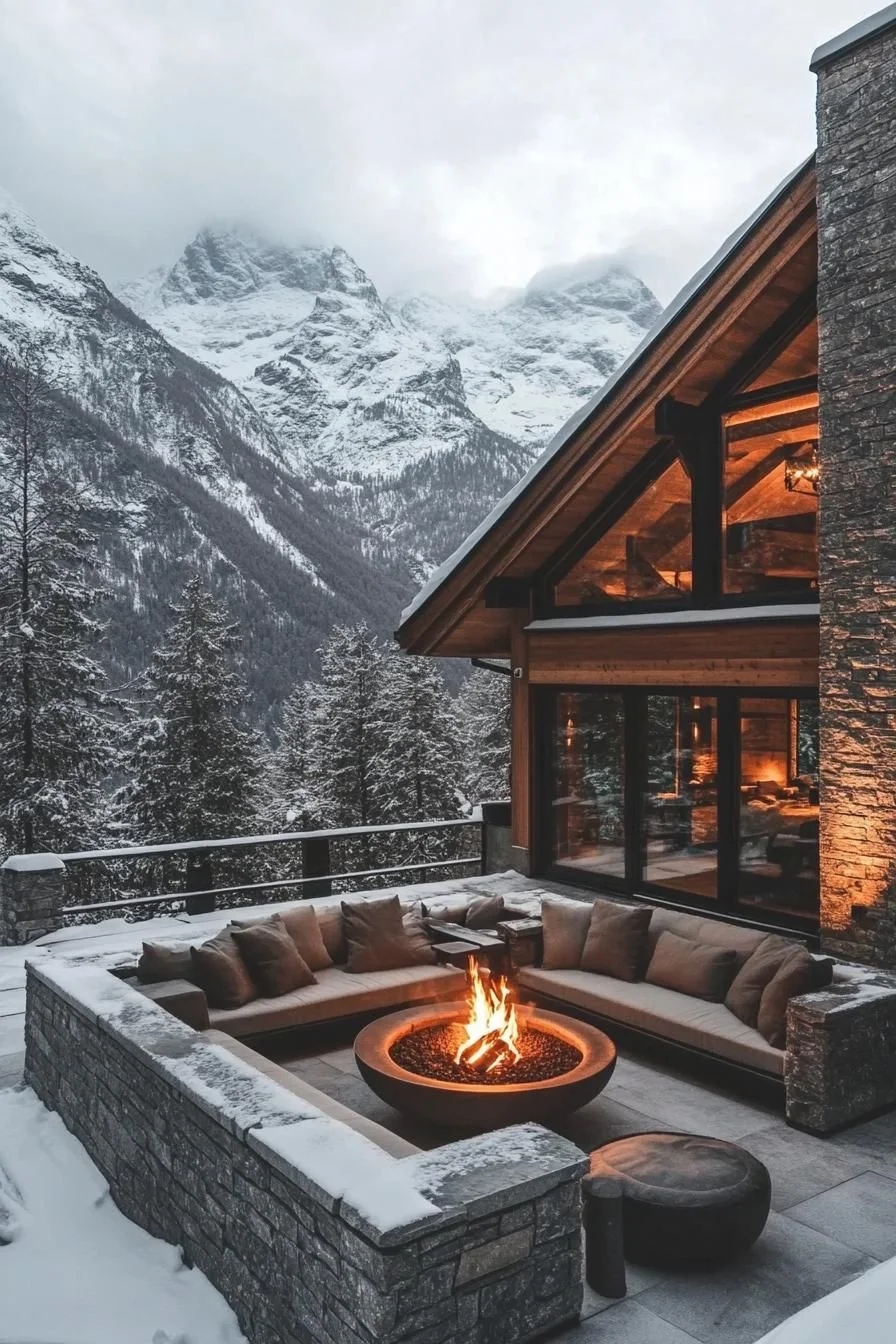 An Alpine-Style Retreat For Cold Nights