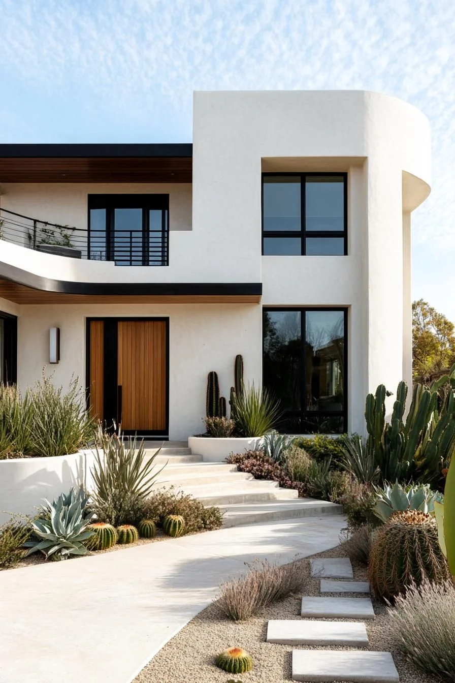 A Curved and Chic Arid Escape