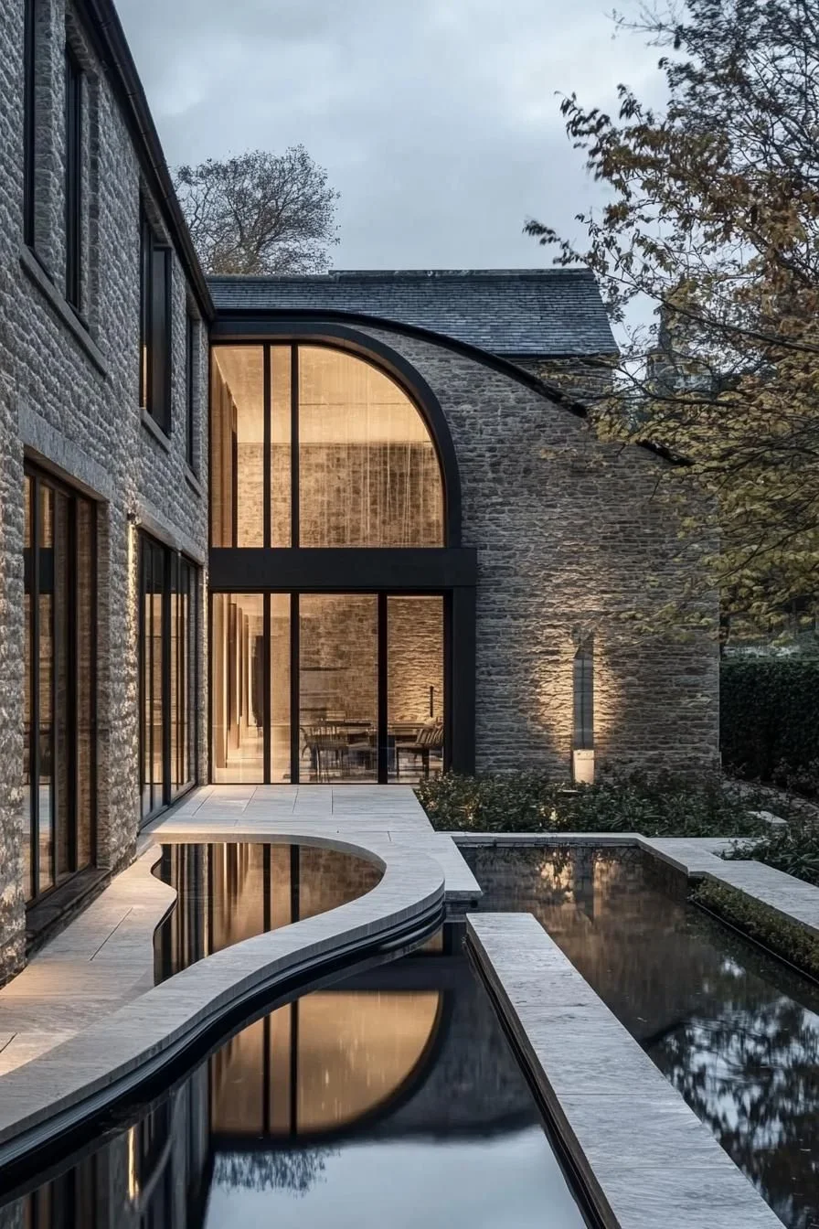 Sleek Contemporary Design with Reflections