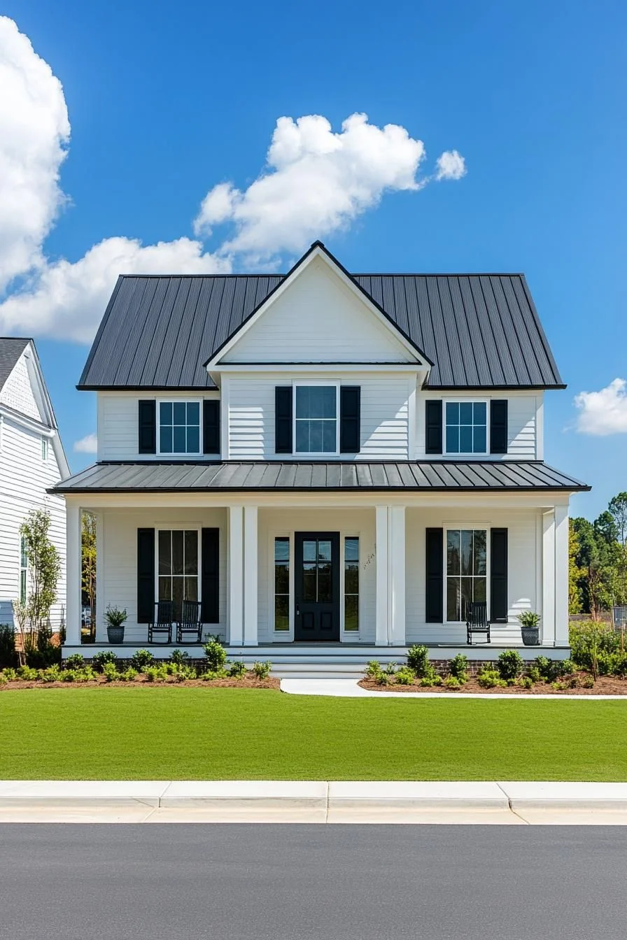 A Standout Suburban Home with Gables