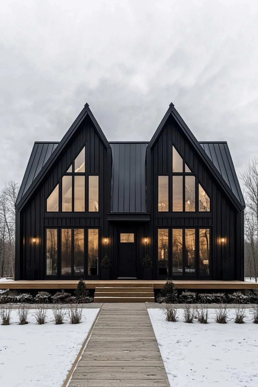 A Cozy Farmhouse Retreat in Shadow and Light