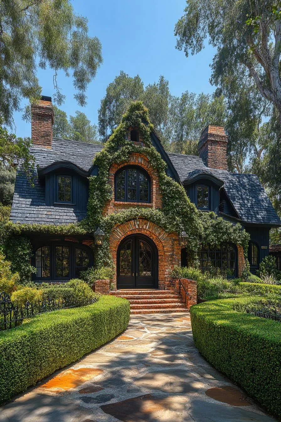 A Brick Enchantment Draped in Vines