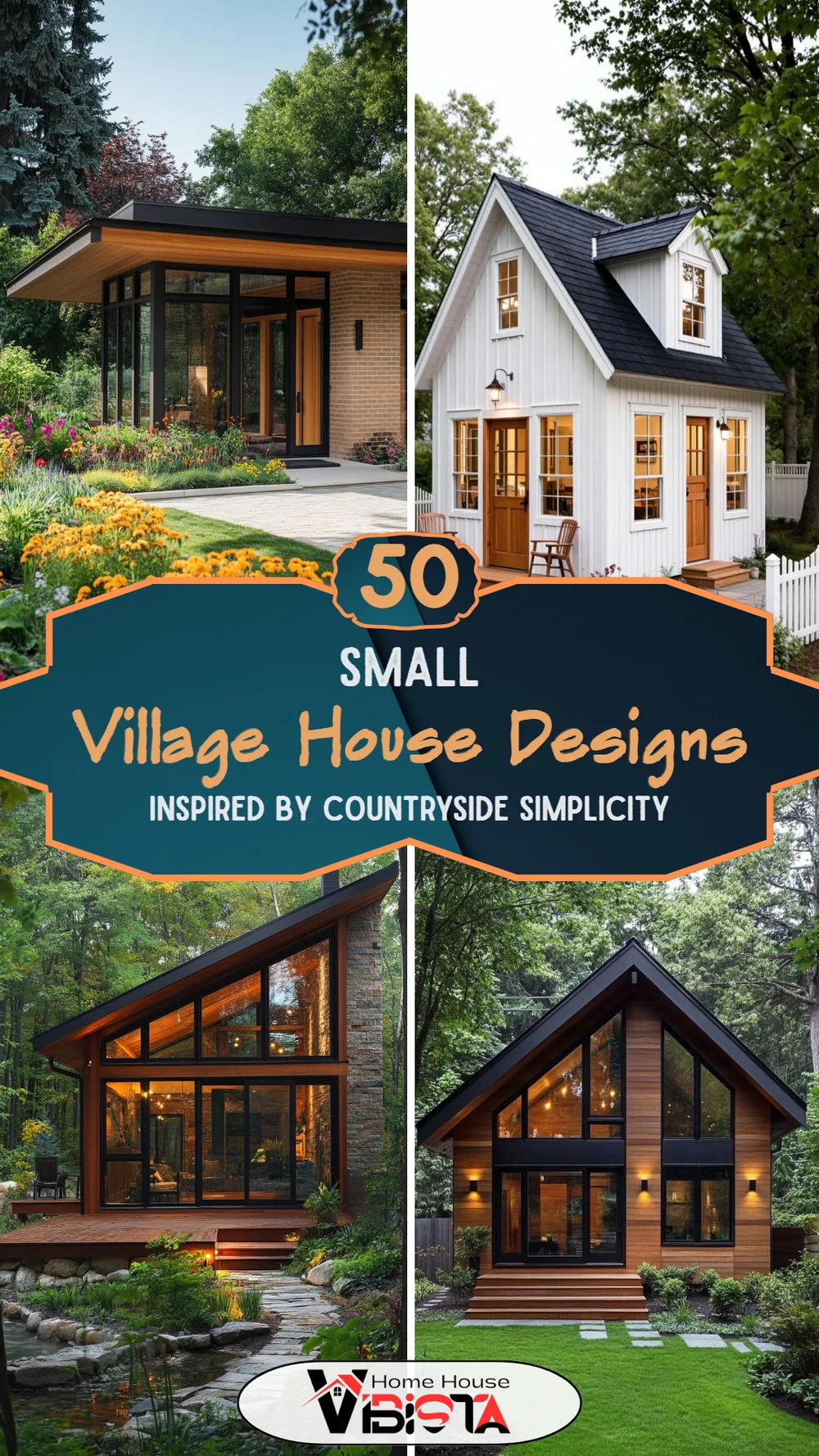50 Small Village House Designs Inspired by Countryside Simplicity