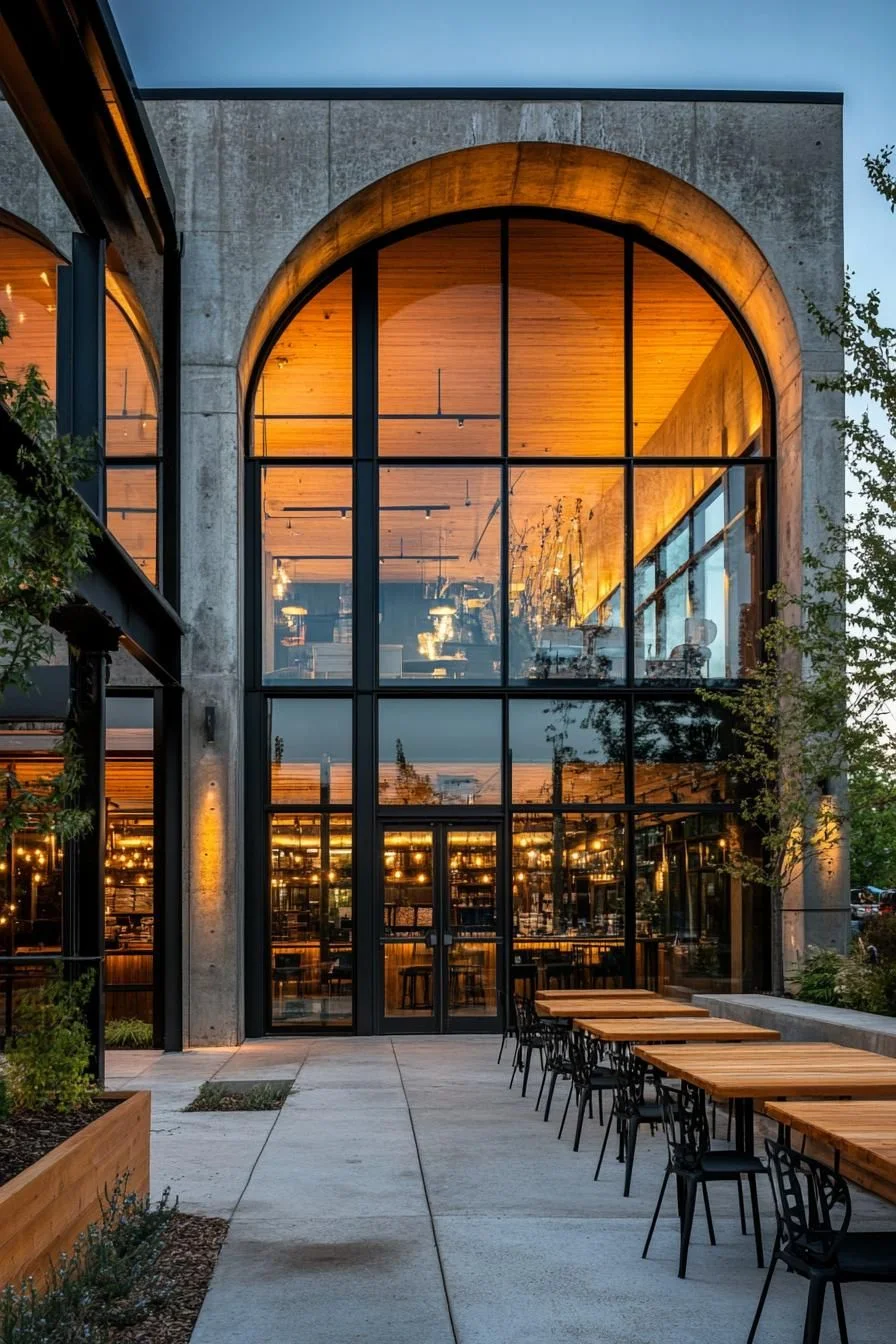 Golden Glow of Urban Arches