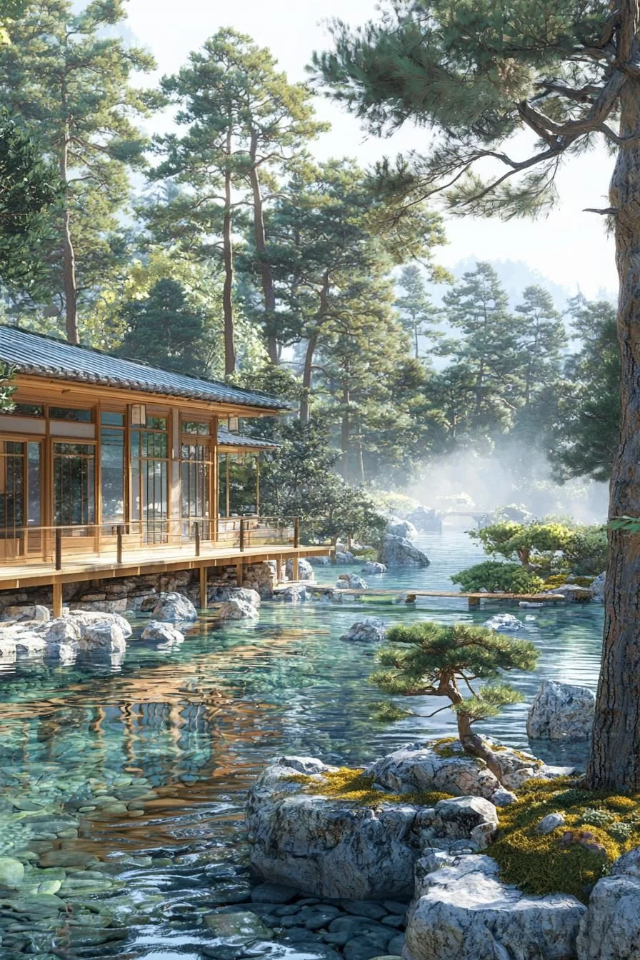 Timber and Water in Quiet Balance