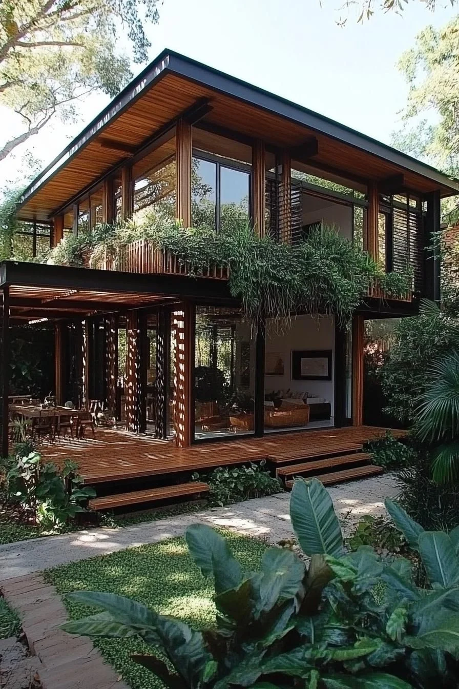 An Eco-Friendly Abode Rooted in Nature