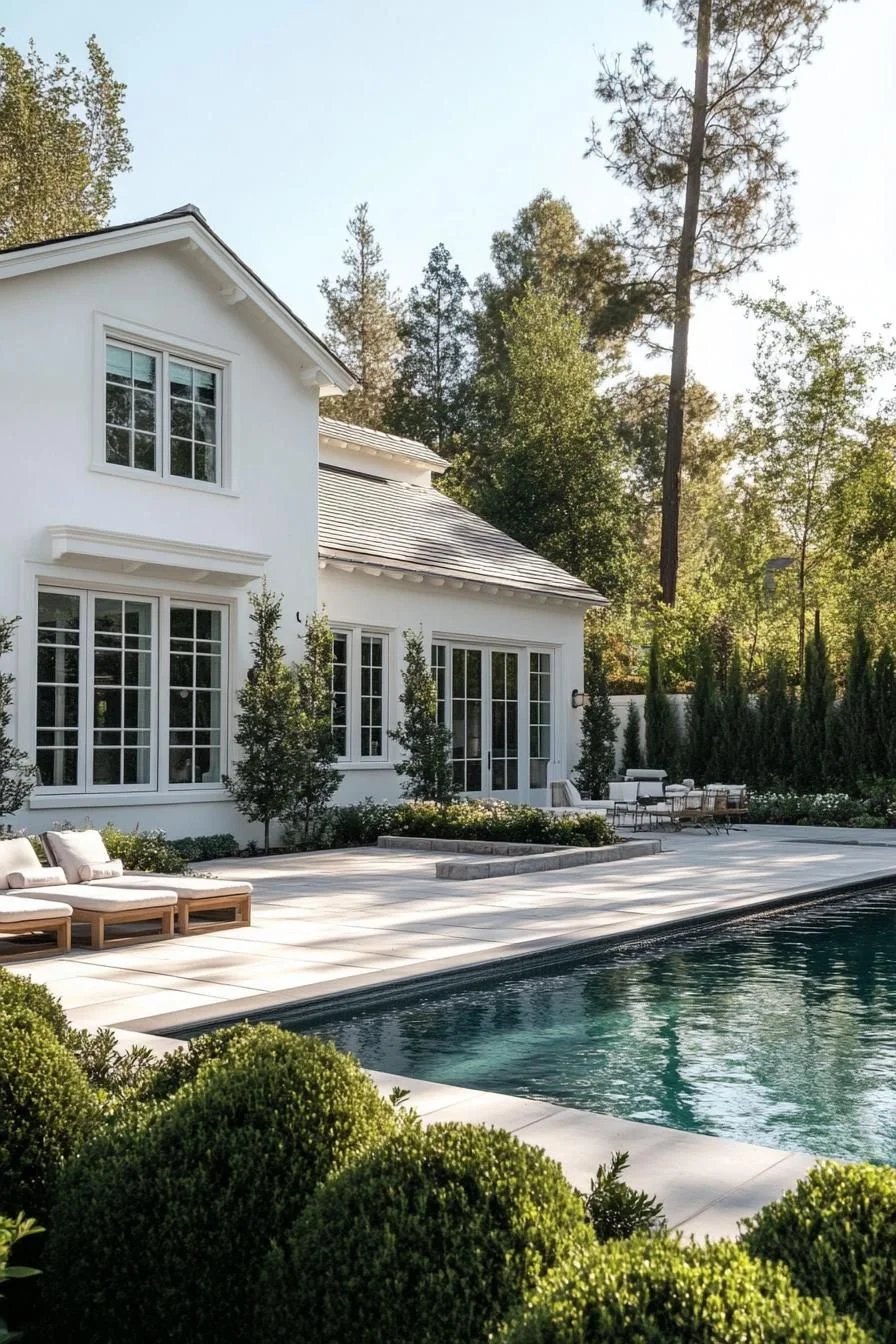 A Cottage Retreat Built Around the Pool