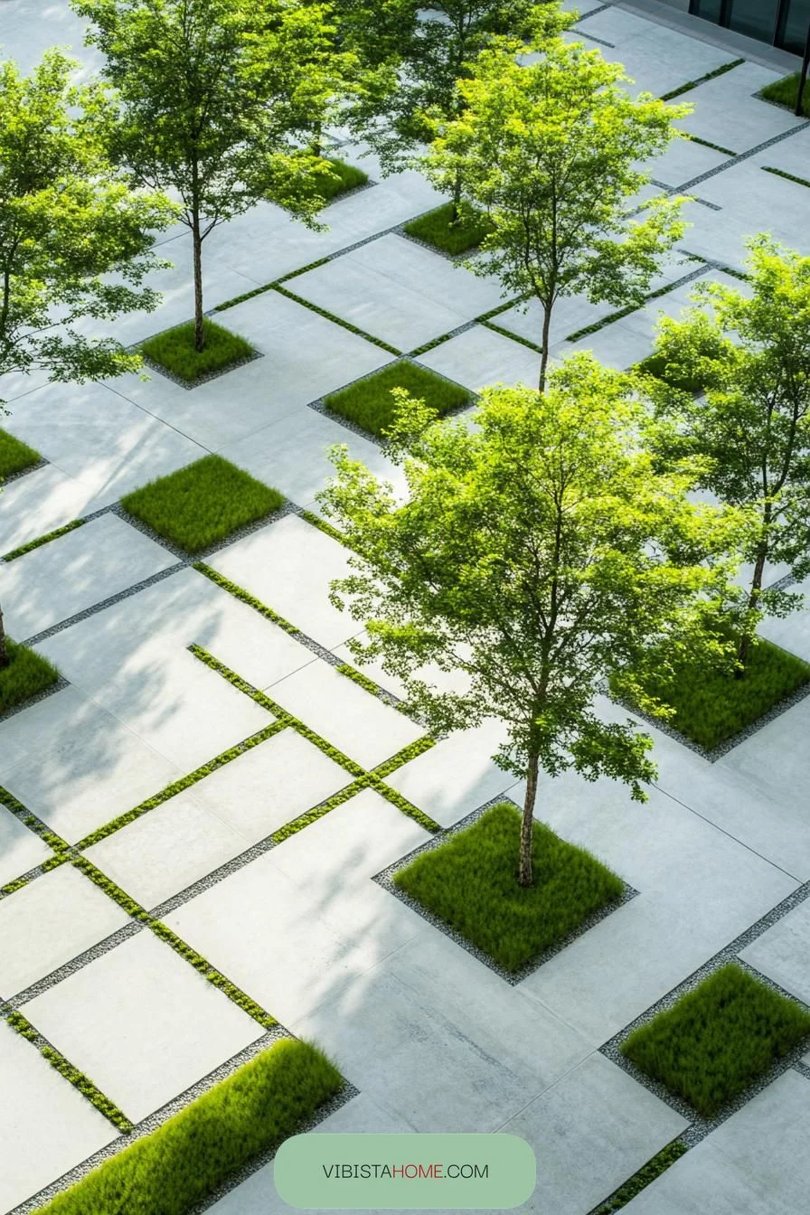 Square Dance of Courtyard Trees