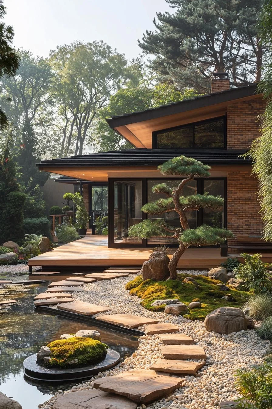 Pines and a Peaceful Patio