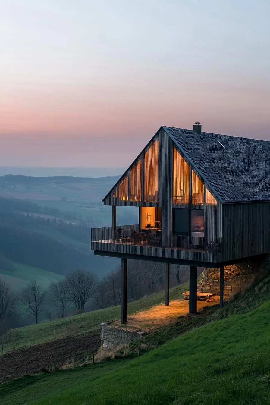 A Slope Serenade With Cantilevered Charm