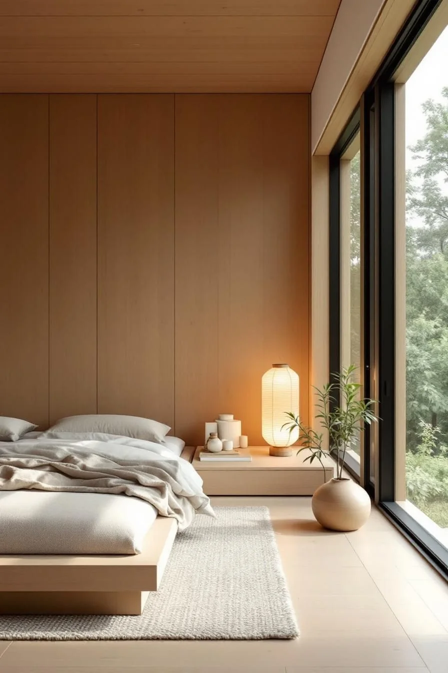 A Wabi Sabi Bedroom Built for Rest