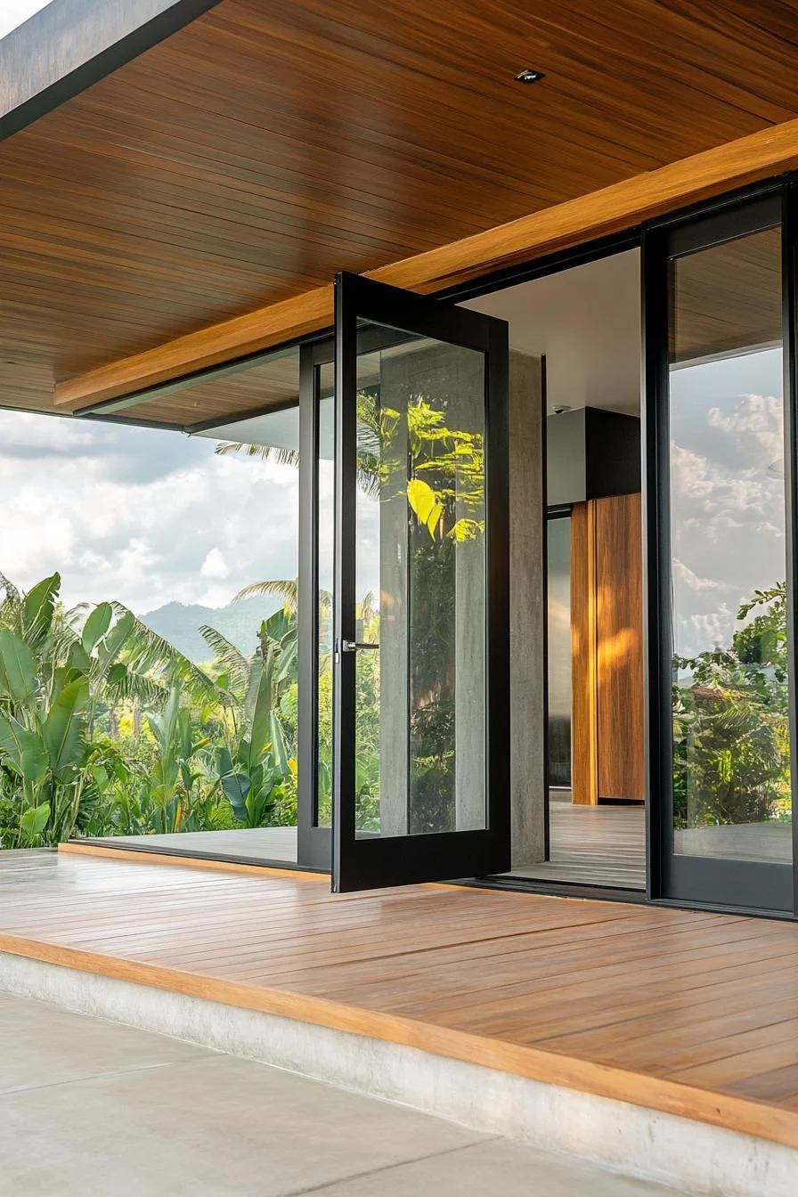 Cloudy Reflections: Bali's Glass Portal