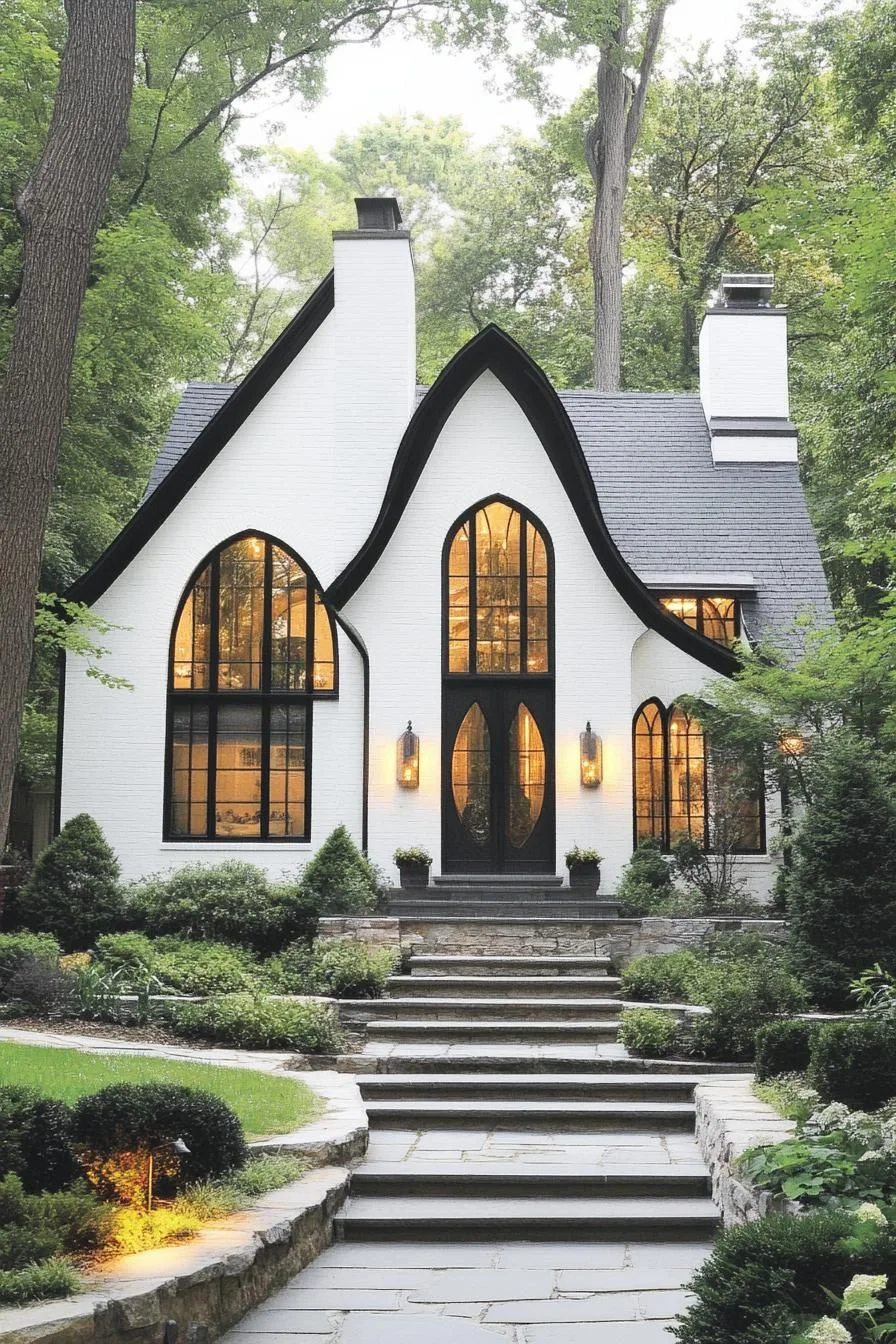 A Modern Tudor Escape with Gothic Grace