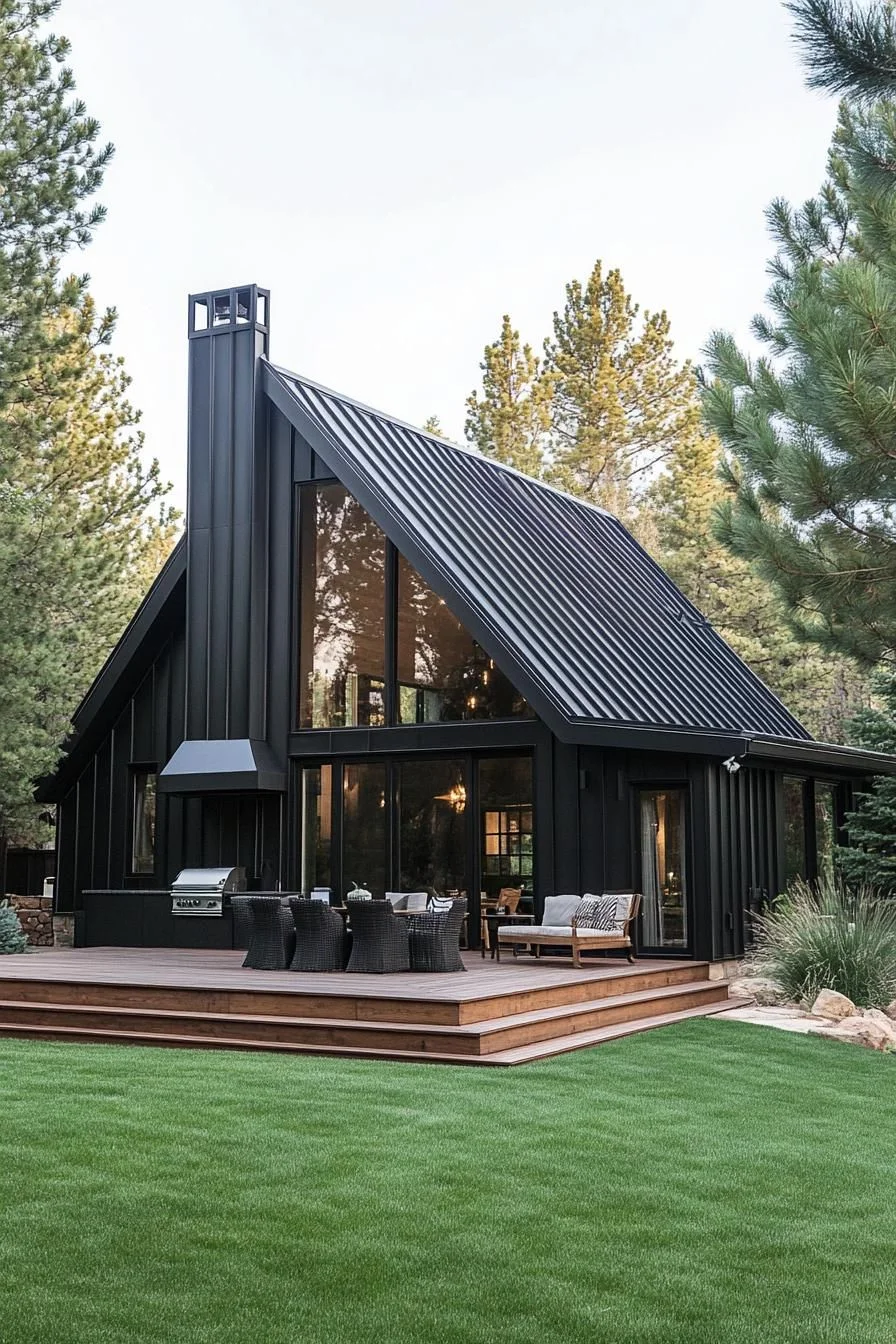A Chic Modern Cabin Hidden Among Pines