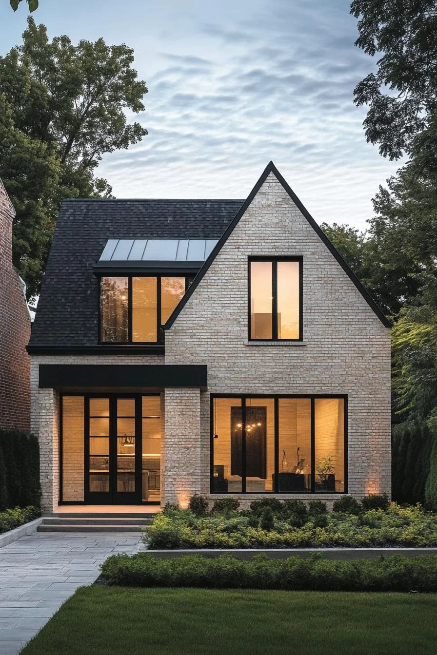 Modern Brick Home Design