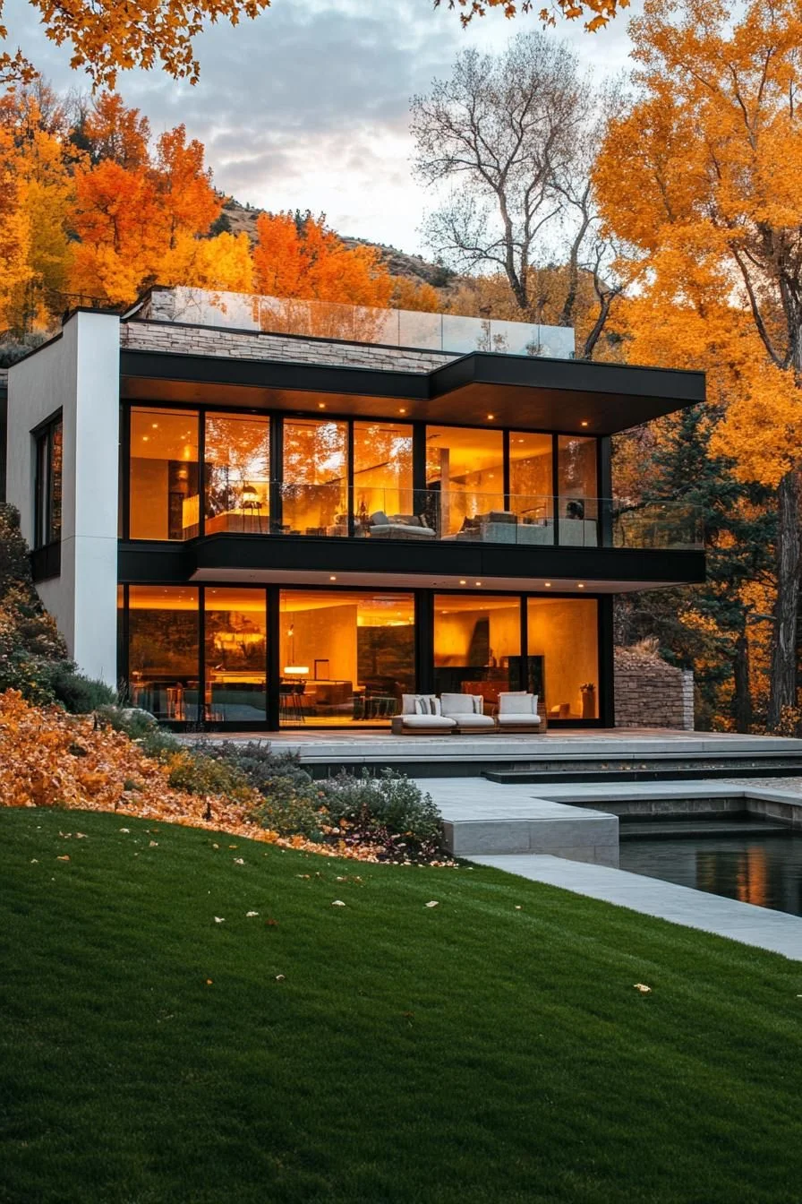 Sleek Minimalist Mountain Design