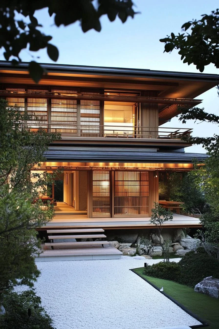 A Home Built in Harmony With Trees