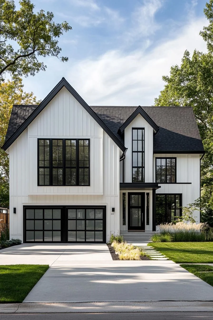 35) A Chic Take on Dual-Tone Design