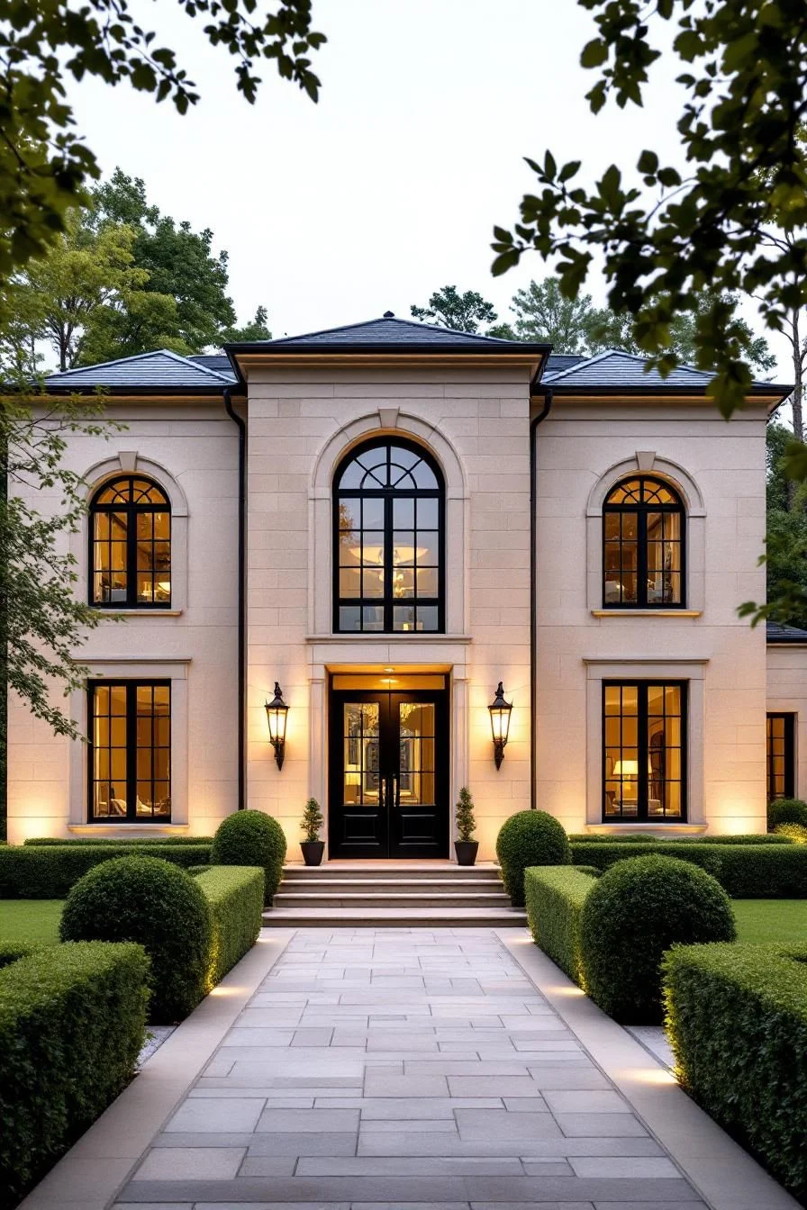 Enchanting Villa With Balanced Symmetry