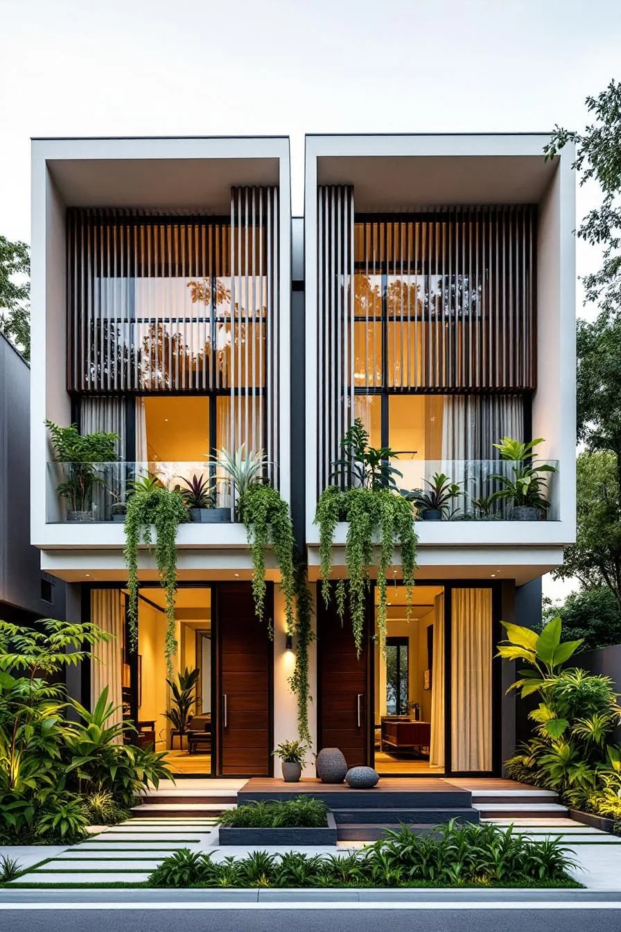 Duplex in Vertical Bloom