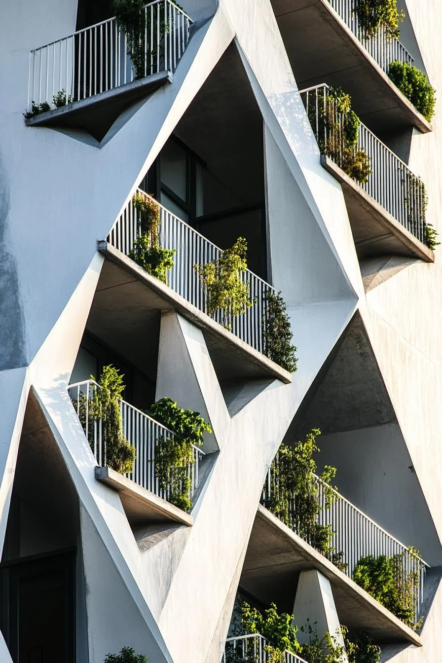 Geometric Panels in an Urban Oasis