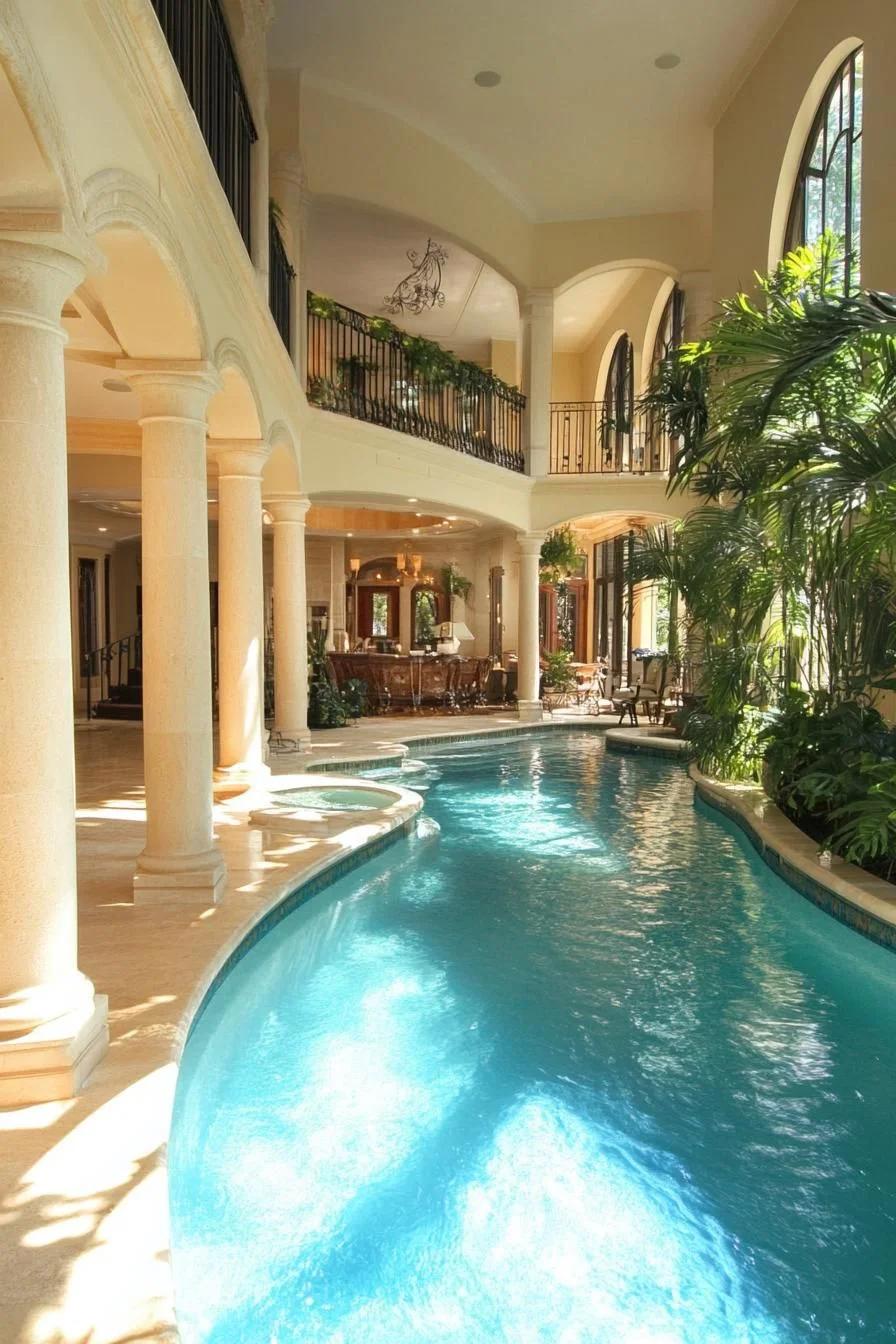 Pool Design That Blends Indoors and Outdoors - photo 4