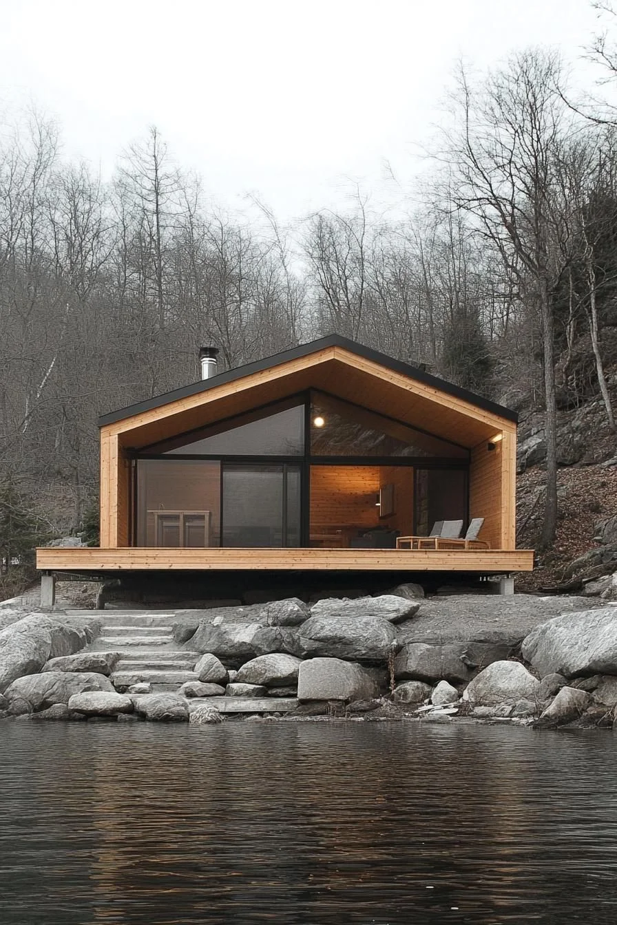 Peaceful Lakefront Retreat with a View