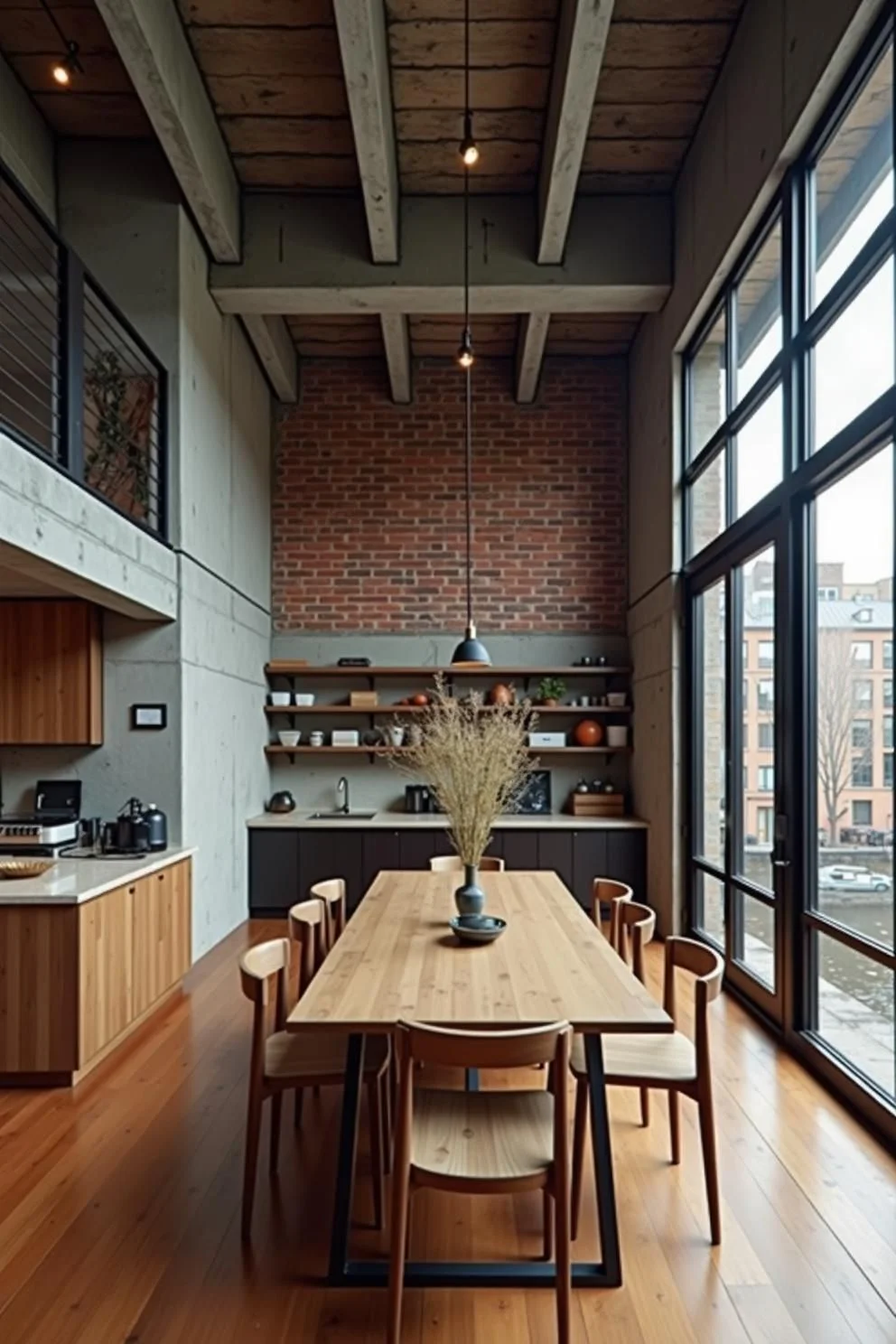 Rustic Loft Design with Character