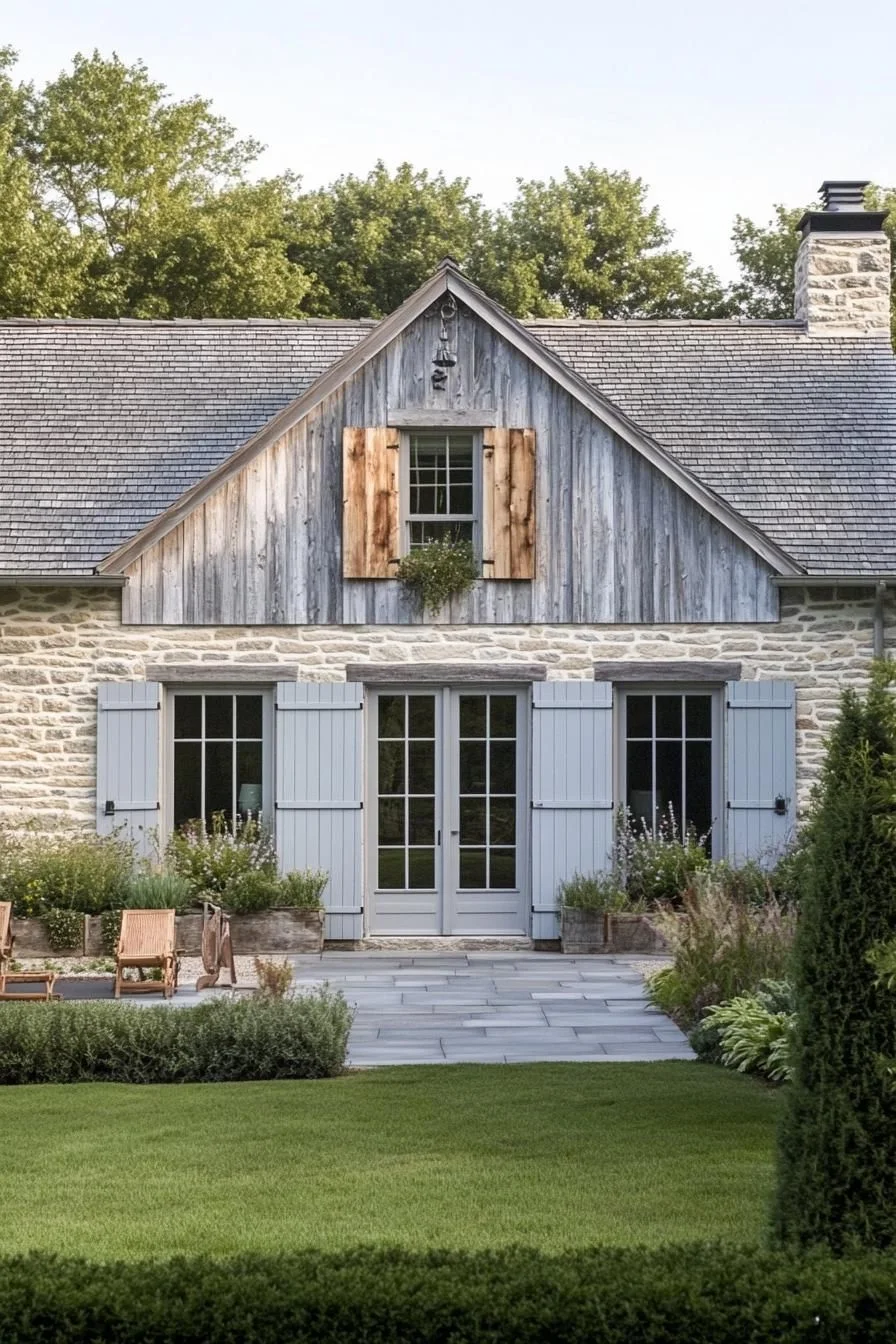 A Rustic-Modern Fusion in Stone