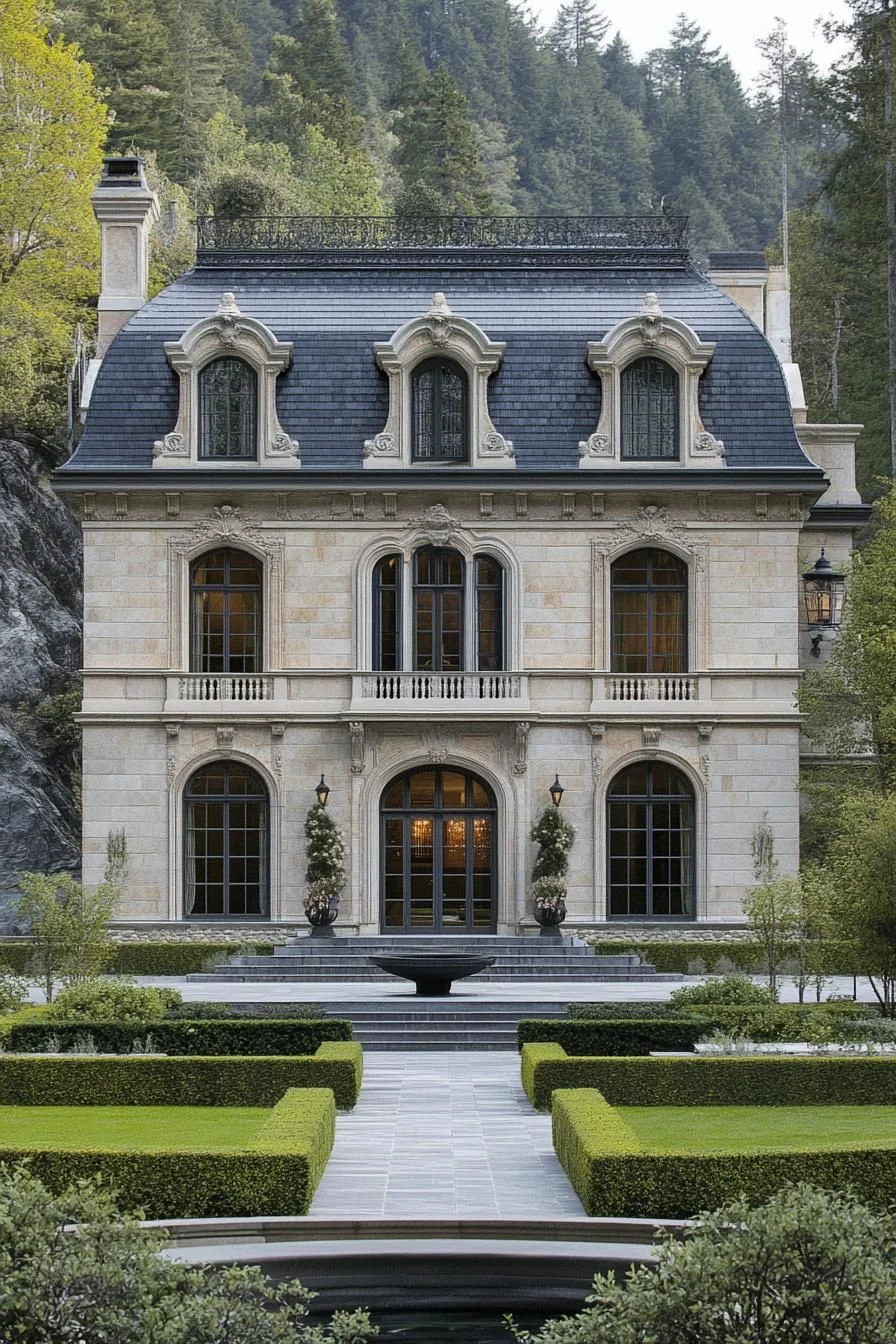 Iconic Manor With a Slate Roof