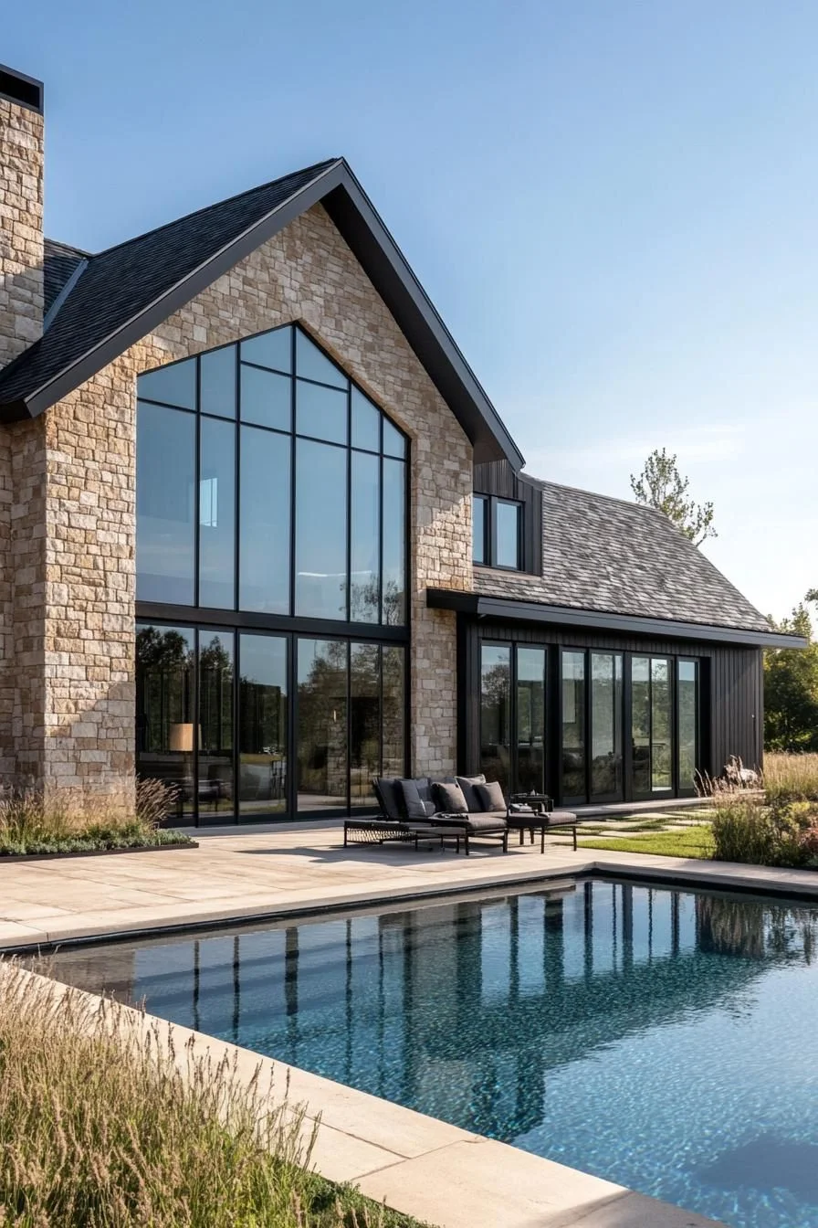 A Glistening Countryside Farmhouse
