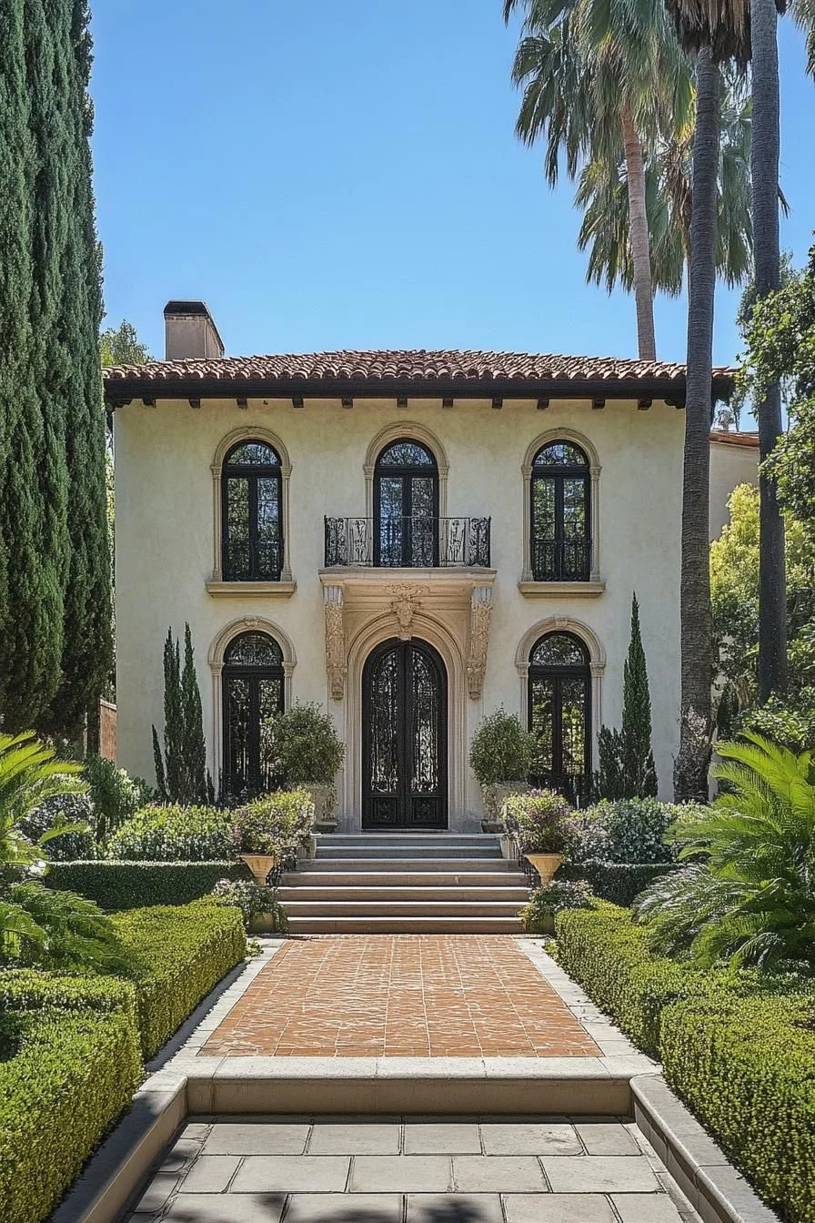 An Architectural Blend of Mediterranean Details
