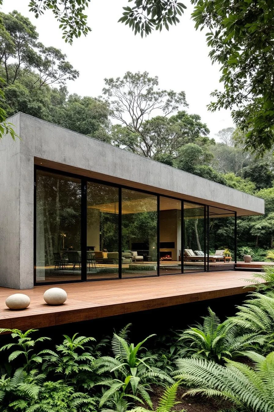 A Concrete Jungle Lounge Oasis