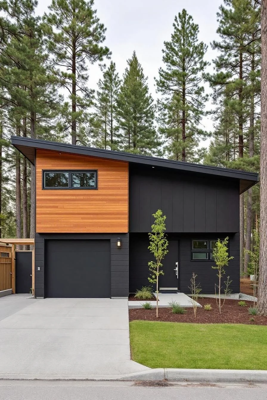 Pinewood Garage House by the Forest
