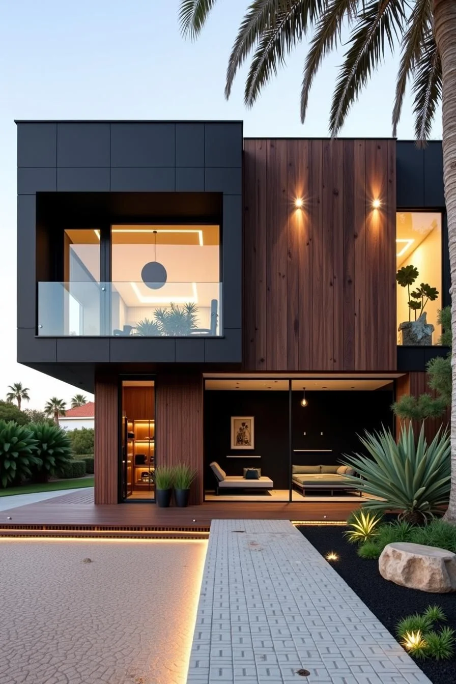 A Tranquil Black Box Retreat