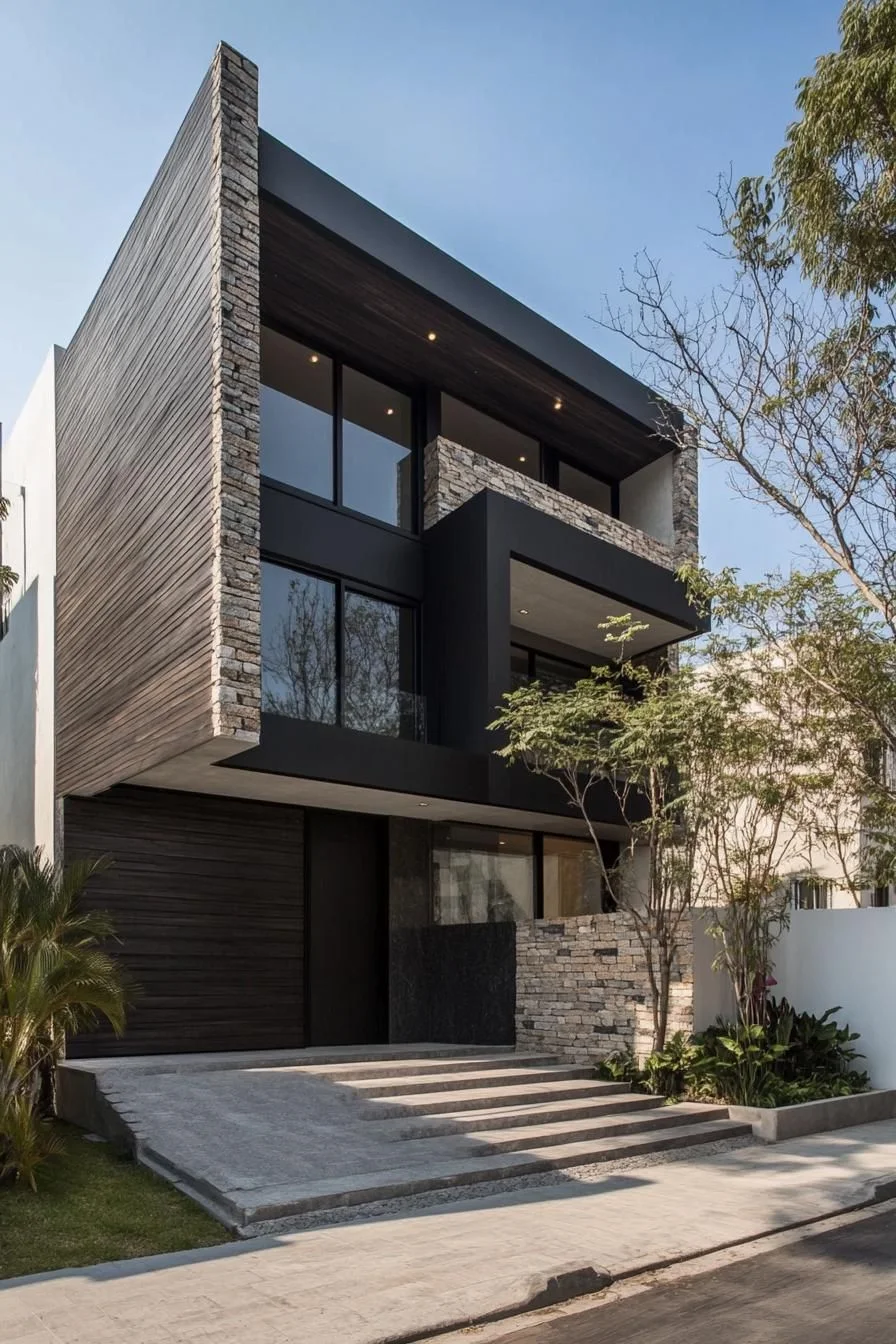 An Architectural Gem With Stone Details