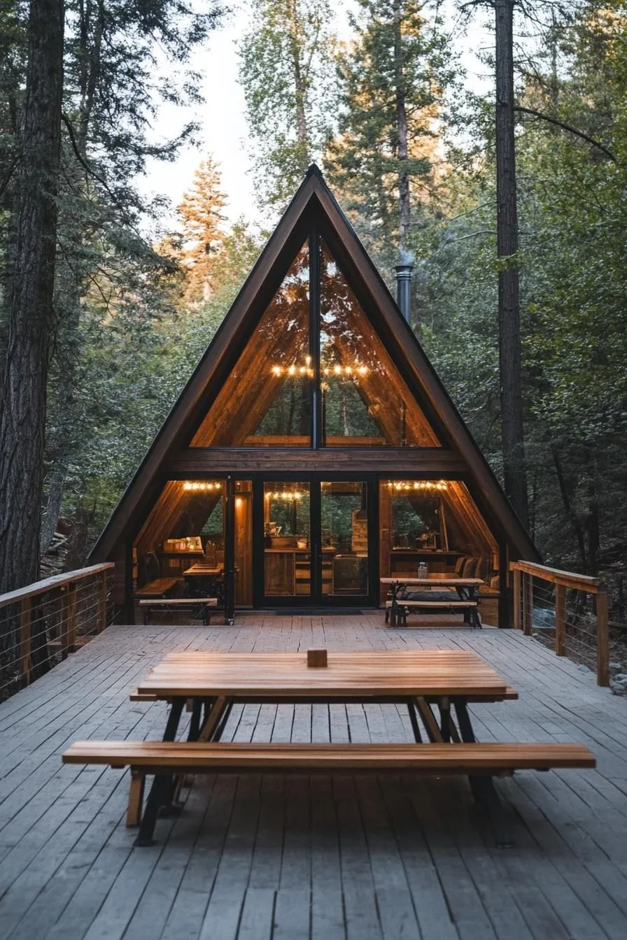 A Peaceful A-Frame Cabin Escape
