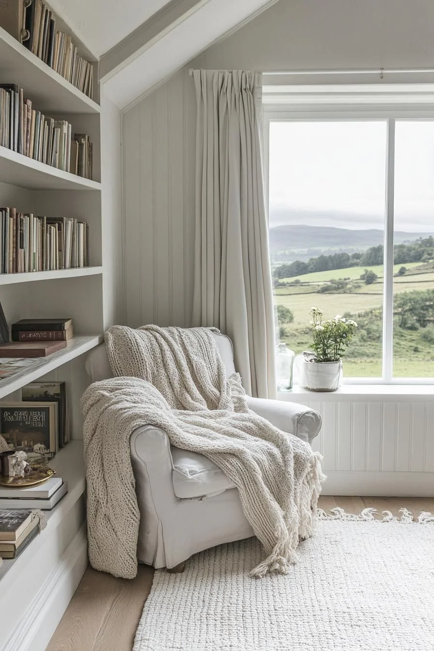 Wrapped in Wool: A Cozy Reading Corner