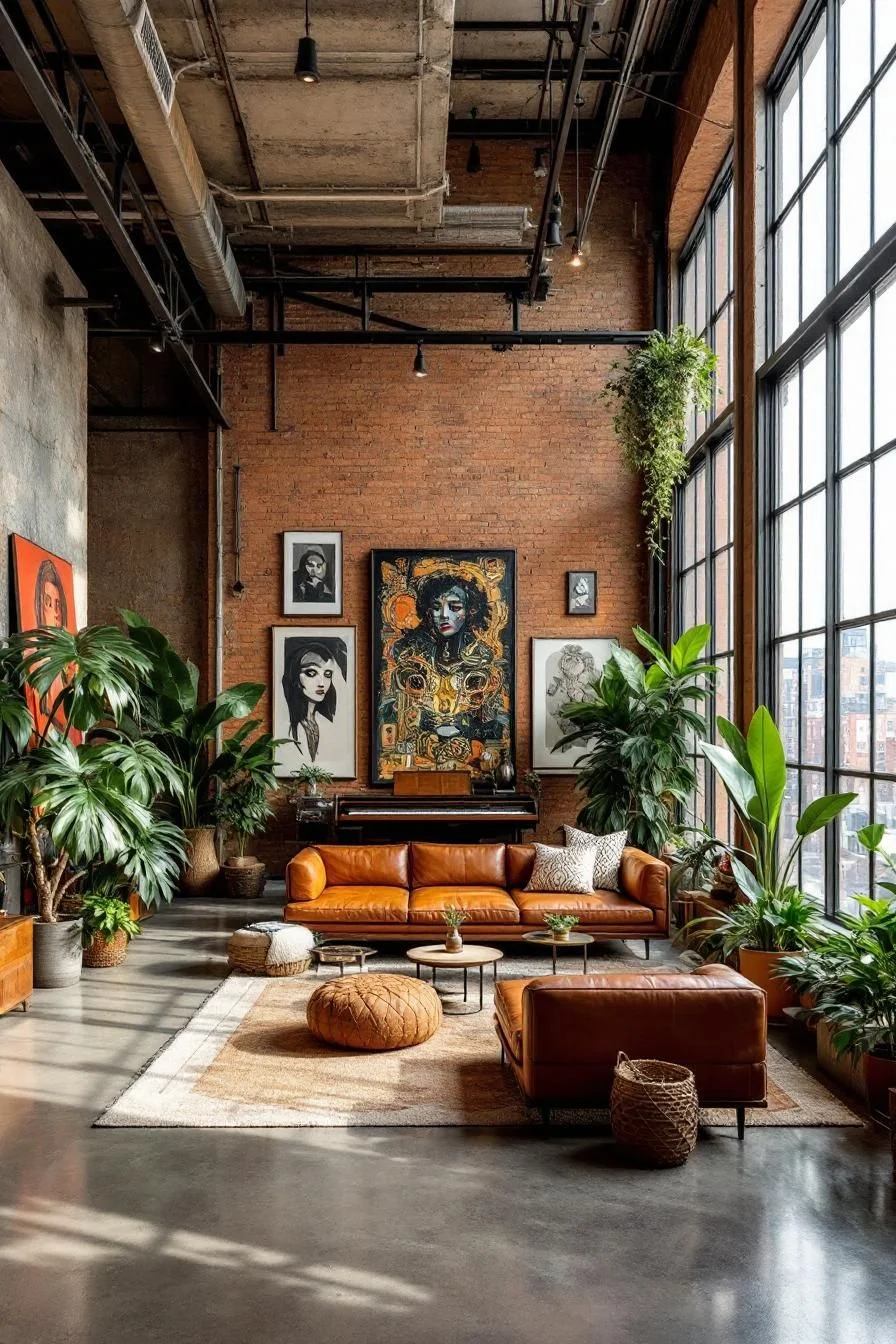 A Lofty Retreat Packed With Plants