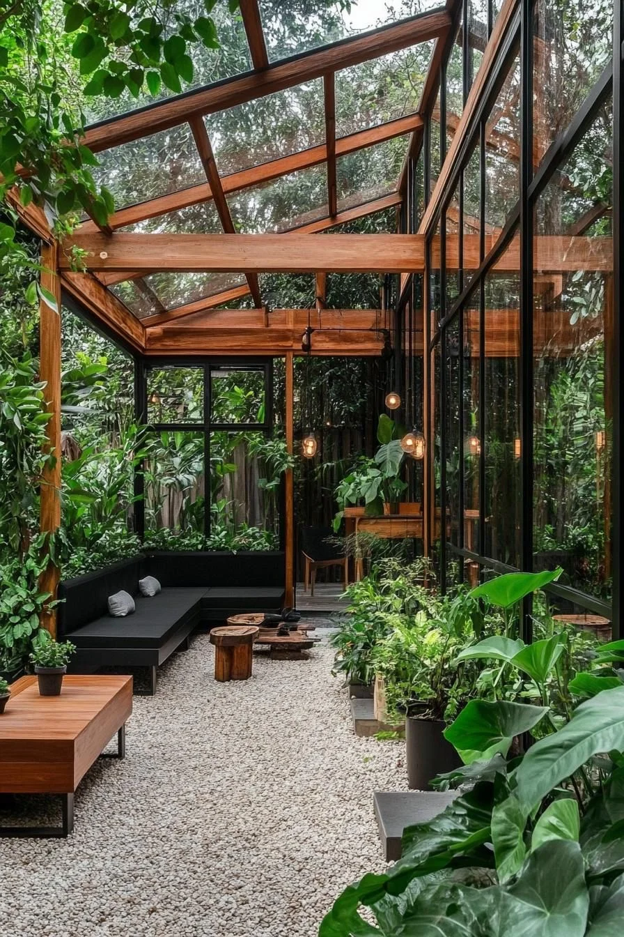 Glass Garden Groove: A Verdant Escape