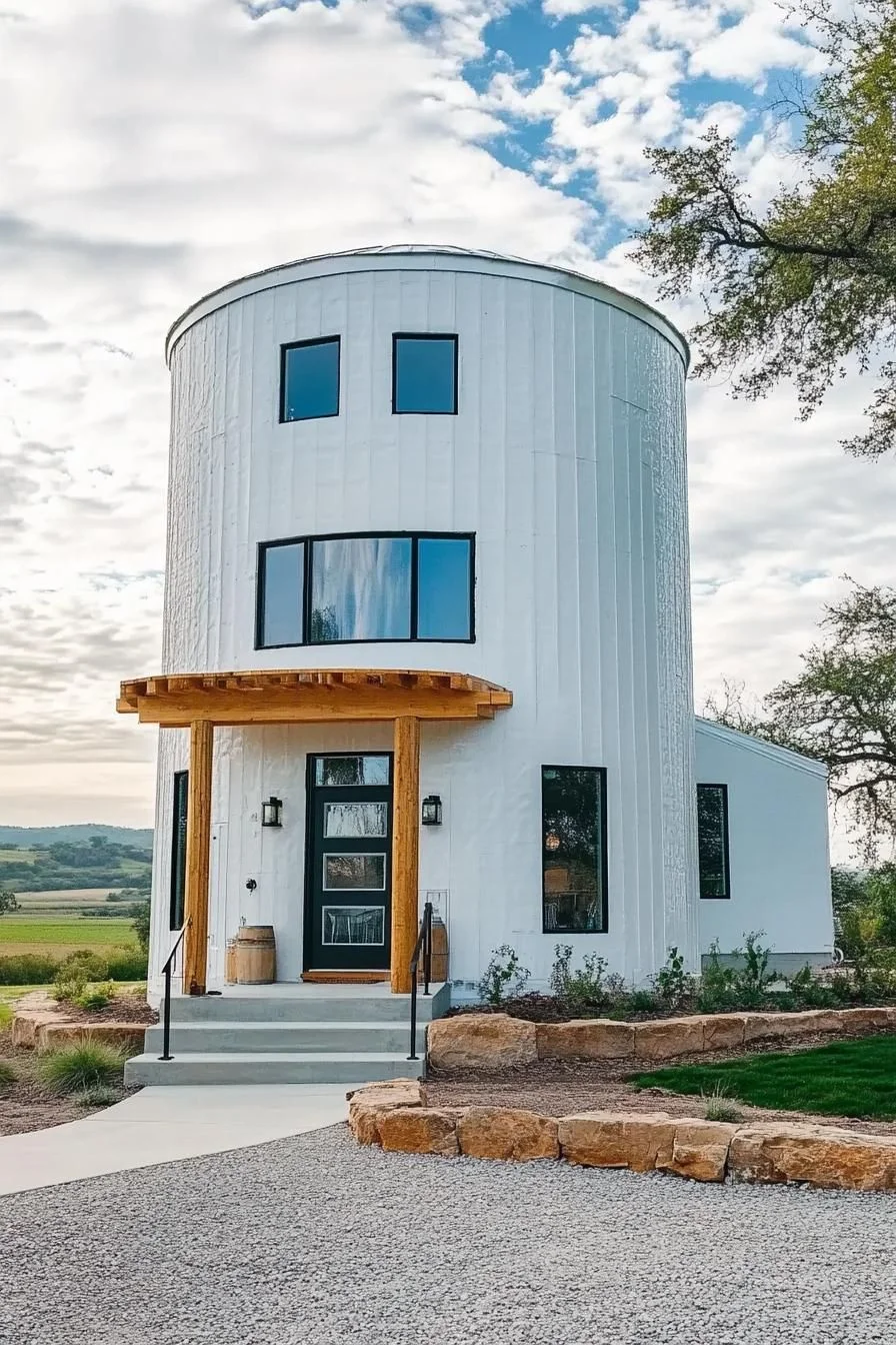 Small Silo House Full of Personality