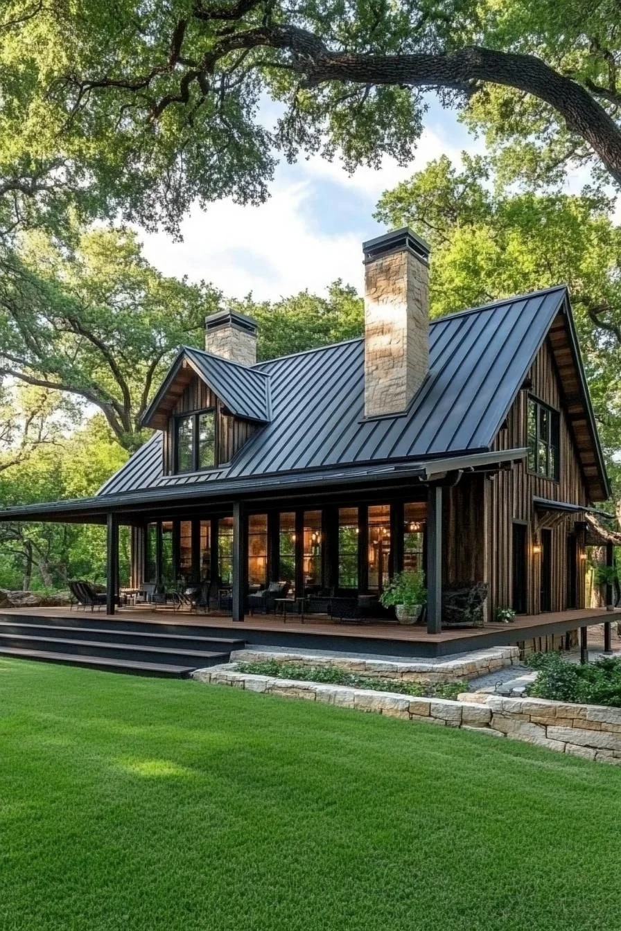 Treehouse-Inspired Barndominium Design
