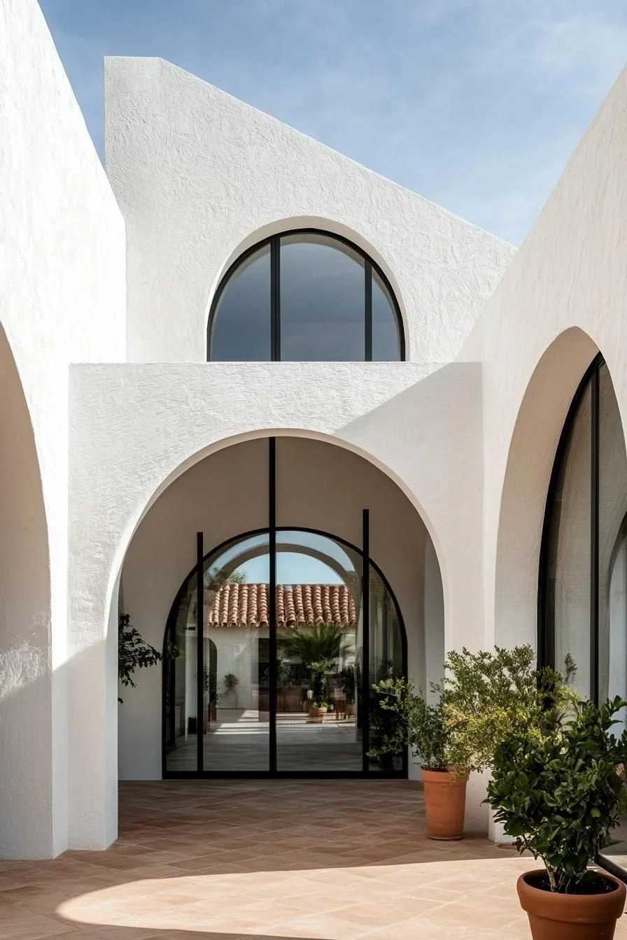 A Sunlit Alcove With Arched Charm