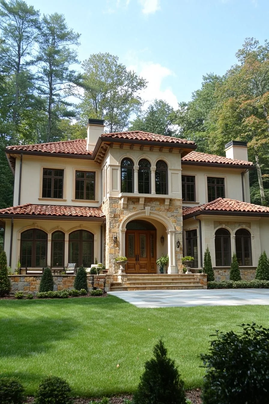 A Grand and Stately Mediterranean Home