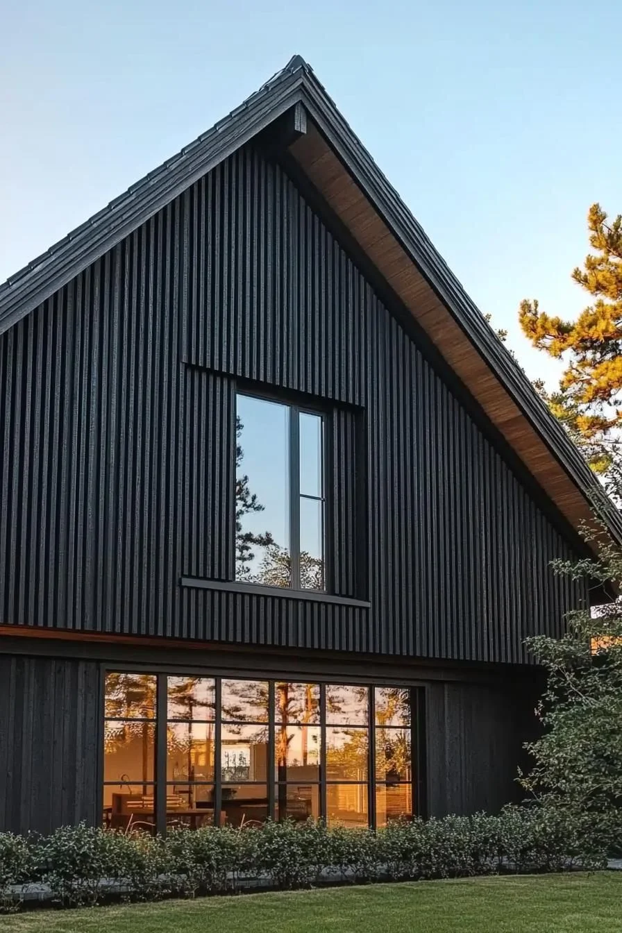 Jet Black Barn House Design