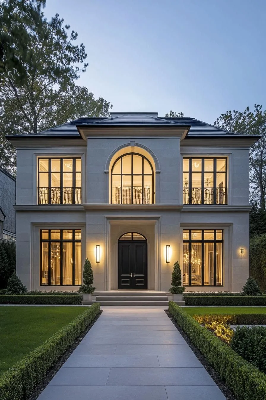 A Gleaming Mansion of Modern Design