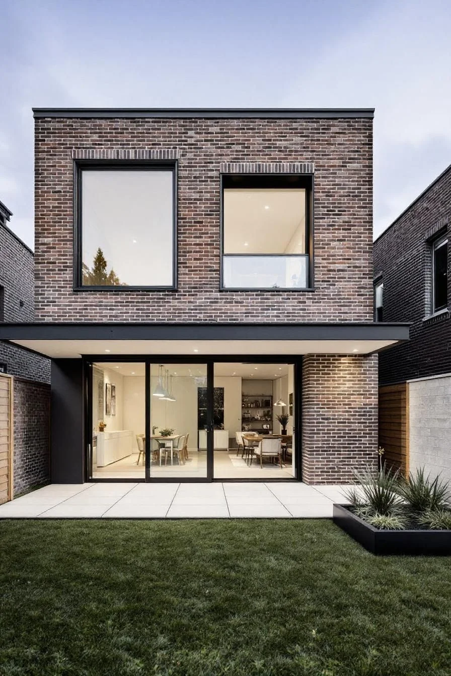 A Home Of Brick, Glass, And Green Space